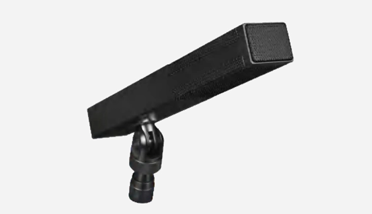 squared conference mic pole black a