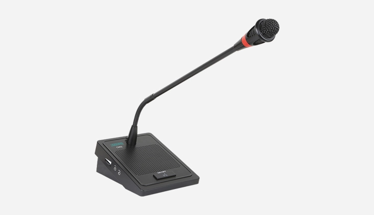 digital conference system delegate microphone with built in speaker 2