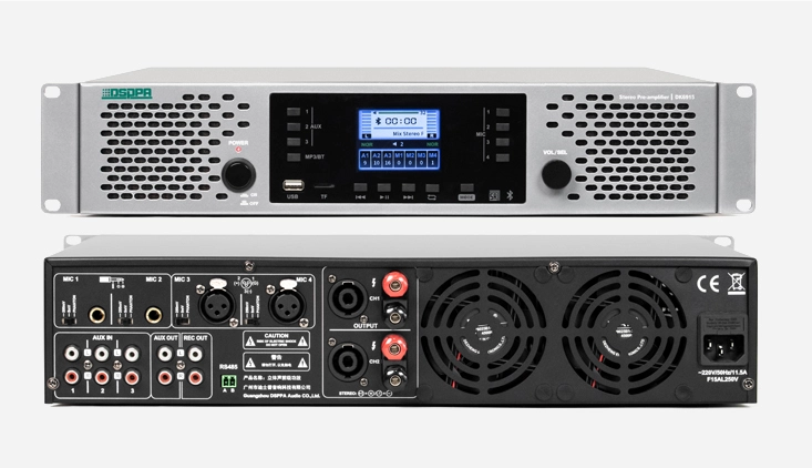 2 150w digital stereo mixer amplifier 1