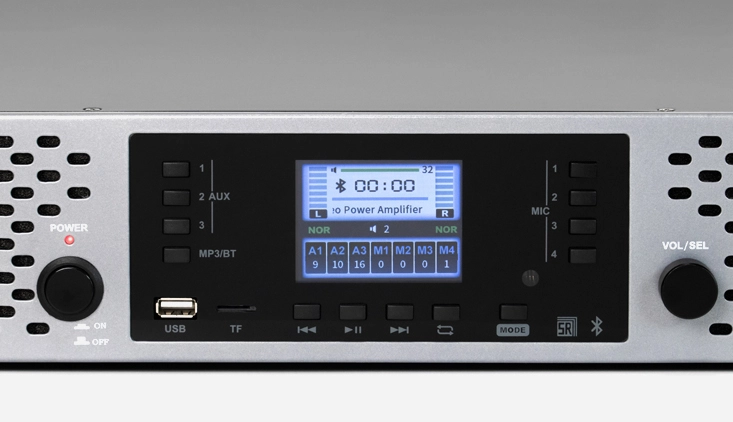 2 150w digital stereo mixer amplifier 6