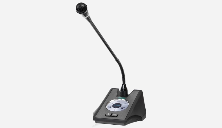 ip network desktop chairman microphone with voting function